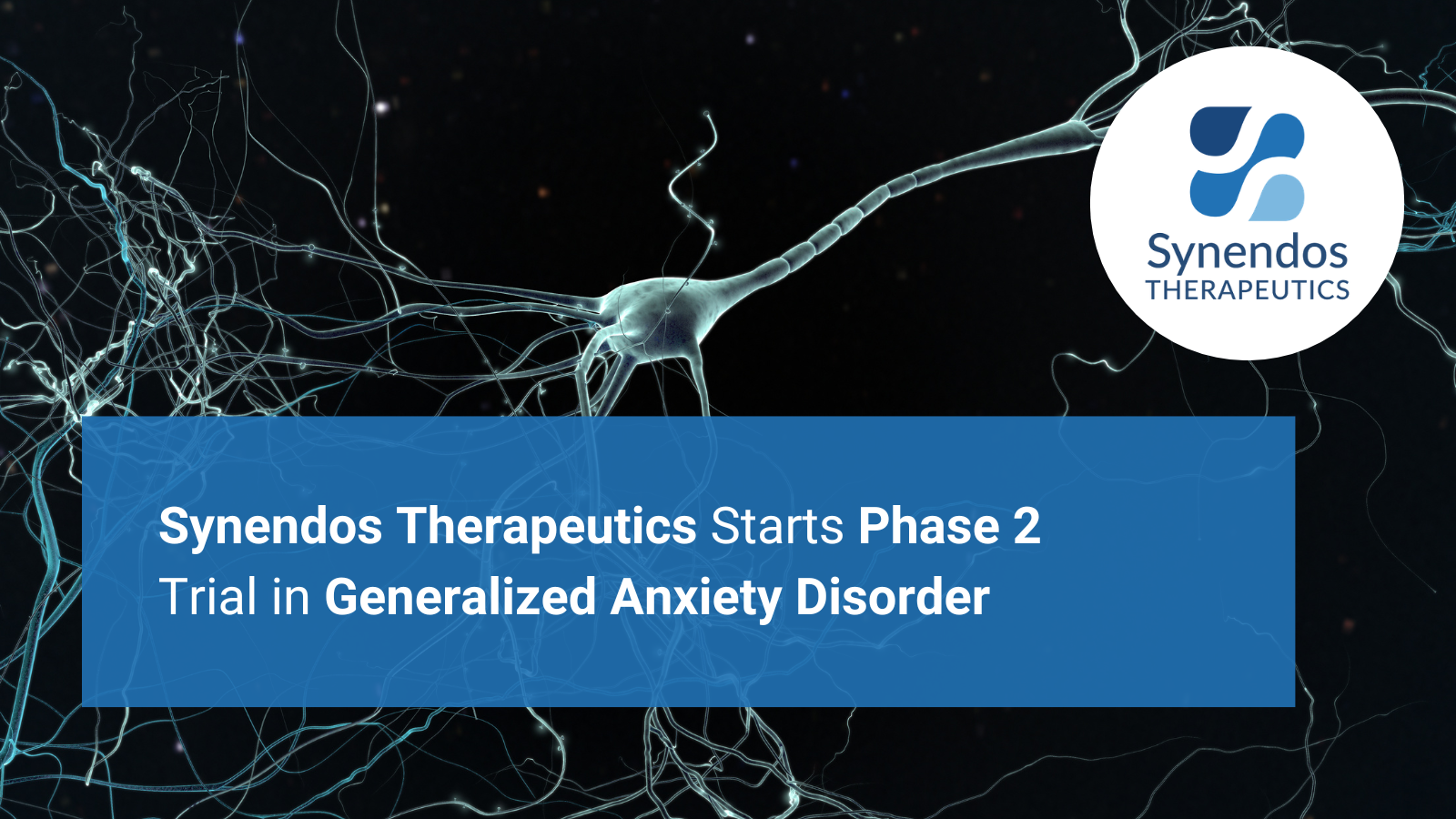 Synendos Therapeutics Starts Phase 2 Trial in Generalized Anxiety Disorder<